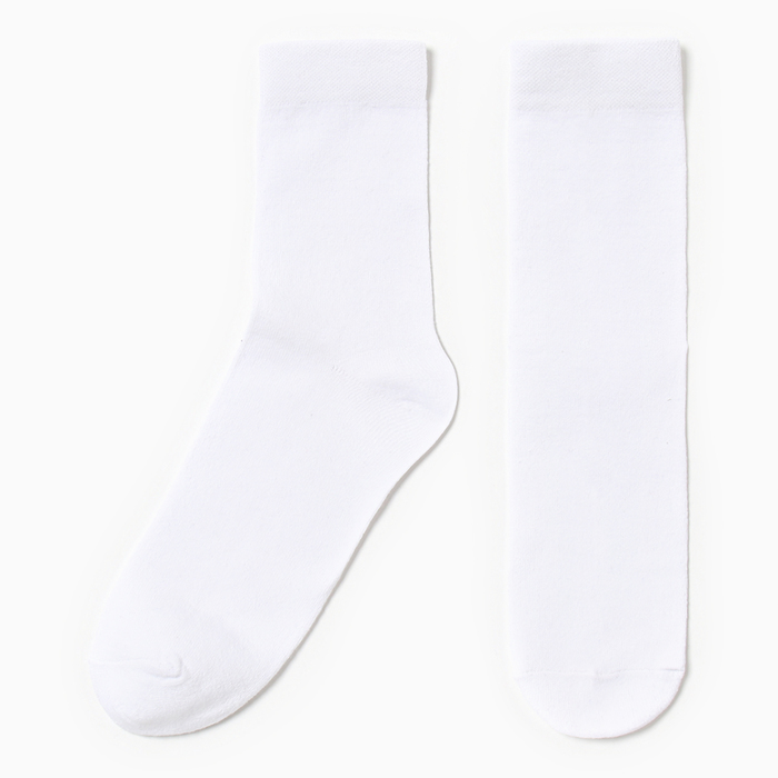 Носки мужские W, цвет белый, размер 25-27 - Фото 1