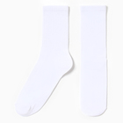 Носки мужские, цвет белый, размер 25-27 - Фото 1