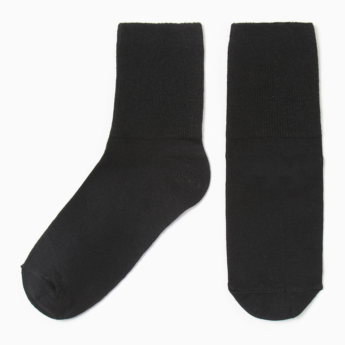 Носки мужские, цвет черный, размер 25-27 - Фото 1