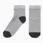 Носки детские, цвет светло-серый, размер 14-16 - Фото 1