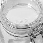 Банка стеклянная для сыпучих продуктов «Прозрачная», 900 мл - Фото 6