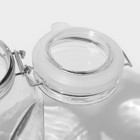 Банка стеклянная для сыпучих продуктов «Прозрачная», 1.5 л - Фото 4