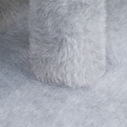 Домик для кошек с когтеточкой «Круглый с площадкой», 52×52×95 см, серый - Фото 7