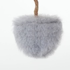 Домик для кошек с когтеточкой «Круглый с площадкой», 52×52×95 см, серый - Фото 8