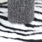 Домик для кошек с когтеточкой, квадратный, 3х-этажный, 35×45×75 см, ковролин, зебра - Фото 6