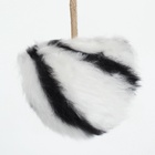 Домик для кошек с когтеточкой, квадратный, 3х-этажный, 35×45×75 см, ковролин, зебра - Фото 7