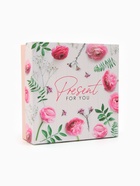 Набор подарочный KAFTAN Present, носки размер 36-39 (23-25 см), бомбочка для ванны, маска для сна, открытки 2 шт.  (артикул 10217001)  большой выбор товаров оптом и в розницу по низким ценам с доставкой