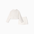 Комплект для девочки (жакет и юбка) MINAKU: PartyDress, цвет белый, рост 122 см - Фото 11
