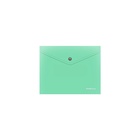 Папка-конверт на кнопке А5+, 180 мкм, ErichKrause "Matt Pastel Bloom", тиснение "песок", непрозрачная, микс 10229097 - фото 5097149