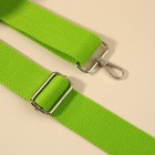 Ручка для сумки, стропа, с карабинами, 139±3×3.8 см, салатовая - Фото 3