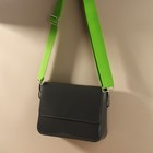 Ручка для сумки, стропа, с карабинами, 139 ± 3 × 3,8 см, цвет салатовый - фото 8514912