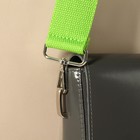 Ручка для сумки, стропа, с карабинами, 139±3×3.8 см, салатовая - Фото 6