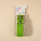 Ручка для сумки, стропа, с карабинами, 139 ± 3 × 3,8 см, цвет салатовый - Фото 7