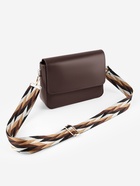 Ручка для сумки «Орнамент косичка», стропа, с карабинами, 139±3×3.8 см, бежевая, белая, чёрная - Фото 5