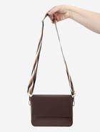 Ручка для сумки «Орнамент косичка», стропа, с карабинами, 139±3×3.8 см, бежевая, белая, чёрная - Фото 6