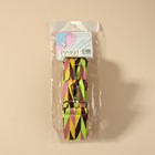Ручка для сумки «Орнамент косичка», стропа, с карабинами, 139 ± 3 × 3,8 см, цвет разноцветный - фото 8514942