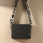 Ручка для сумки «Леопард», стропа, с карабинами, 139±3×3.8 см, молочная, коричневая - Фото 4