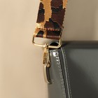 Ручка для сумки «Орнамент леопард», стропа, с карабинами, 139 ± 3 × 3,8 см, цвет коричневый - Фото 6
