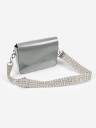 Ручка для сумки «Орнамент греческий», стропа, с карабинами, 139±3×3.8 см, серо-молочная - Фото 7