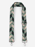 Ручка для сумки «Стрелки», стропа, с карабинами, 139±3×3.8 см, зелёная, чёрная - Фото 3