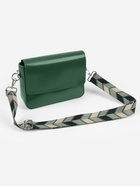 Ручка для сумки «Стрелки», стропа, с карабинами, 139±3×3.8 см, зелёная, чёрная - Фото 7