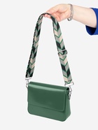 Ручка для сумки «Стрелки», стропа, с карабинами, 139±3×3.8 см, зелёная, чёрная - Фото 8