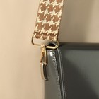 Ручка для сумки «Гусиная лапка», стропа, с карабинами, 139 ± 3 × 3,8 см, цвет бежевый/коричневый - фото 8523134