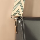 Ручка для сумки «Стрелки тройные», с карабинами, 139 ± 3 × 3,8 см, цвет белый/серый - фото 8523148
