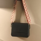 Ручка для сумки «Стрелки тройные», с карабинами, 139 ± 3 × 3,8 см, цвет белый/красный - фото 8523154