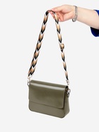 Ручка для сумки «Стрелки», стропа, с карабинами, 139±3×3.8 см, бежевая, белая, чёрная - Фото 8