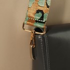 Ручка для сумки «Орнамент леопард», стропа, с карабинами, 139 ± 3 × 3,8 см, цвет голубой - фото 8523169