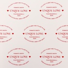 Пленка для цветов матовая, "Уникальная любовь", 58х58см 9921655