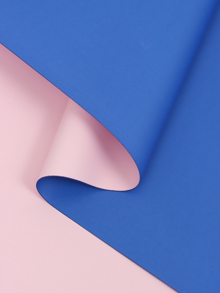 Пленка для цветов матовая, синий - лиловый, 56×57 см - Фото 1