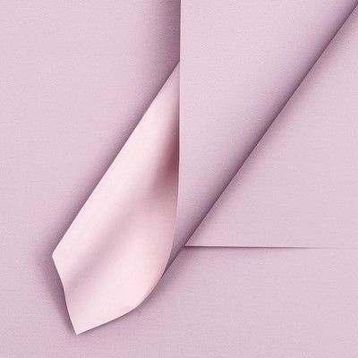 Пленка для цветов и букетов, матовая, пыльный розовый, 56×57 см