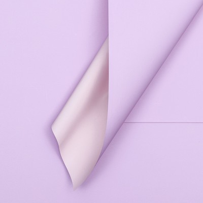 Пленка для цветов матовая, сирень, 56×57 см