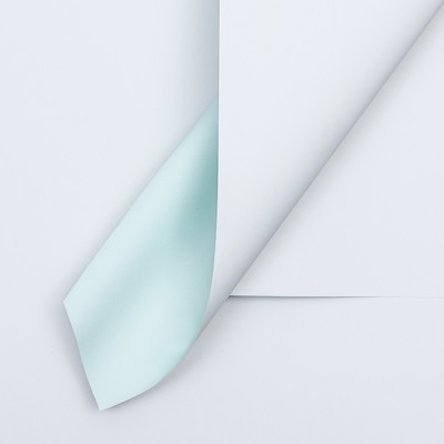 Пленка для цветов матовая, небесно голубой, 56×57 см