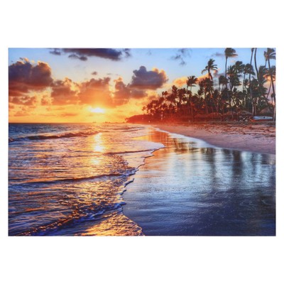 Картина "Пляж на закате" 50*70 см
