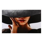 Картина "Девушка в шляпе" 60*100 см - фото 9486557