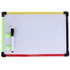 Доска магнитно-маркерная с магнитами и маркером «Цветная» 1×30×20 см, МИКС - Фото 8