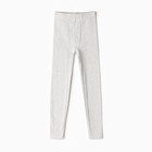 Термобелье для мальчика (лонгслив, легинсы), цвет серый меланж, рост 122 см - фото 23404374