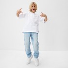 Футболка детская MINAKU:Basic line kids цвет белый, рост 140 см 9905534