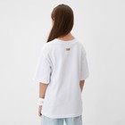 Футболка детская MINAKU:Basic line kids цвет белый, рост 146 см - Фото 6