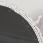УЦЕНКА Зеркало настольное «Овал», двустороннее, с увеличением, зеркальная поверхность 11 × 15,5 см, цвет белый - Фото 5
