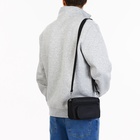 Сумка мужская через плечо, Sacvoyage на молнии, 3 наружных кармана, 20×8×13 см, чёрная - Фото 2