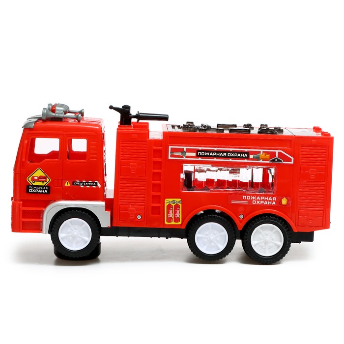 Машина «Пожарная служба», свет, звук, работает от батареек - фото 1907966644