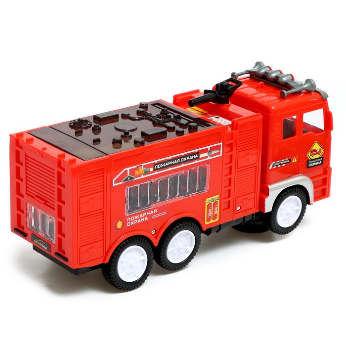 Машина «Пожарная служба», свет, звук, работает от батареек - фото 1907966645