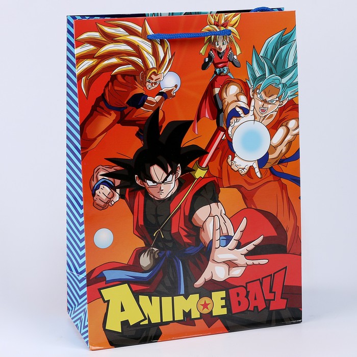 Пакет подарочный глянцевый «Аниме», 22×31×10 см - Фото 1