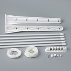 Сушилка для белья настенная «Берёзка», 1,6 м, белая - фото 24370250