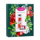 Подарочный набор Camay Pomegranate: гель для душа, 250 мл + туалетное мыло, 85 г - фото 320856823