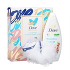 Подарочный набор Dove: гель для душа, 250 мл + мочалка - Фото 4